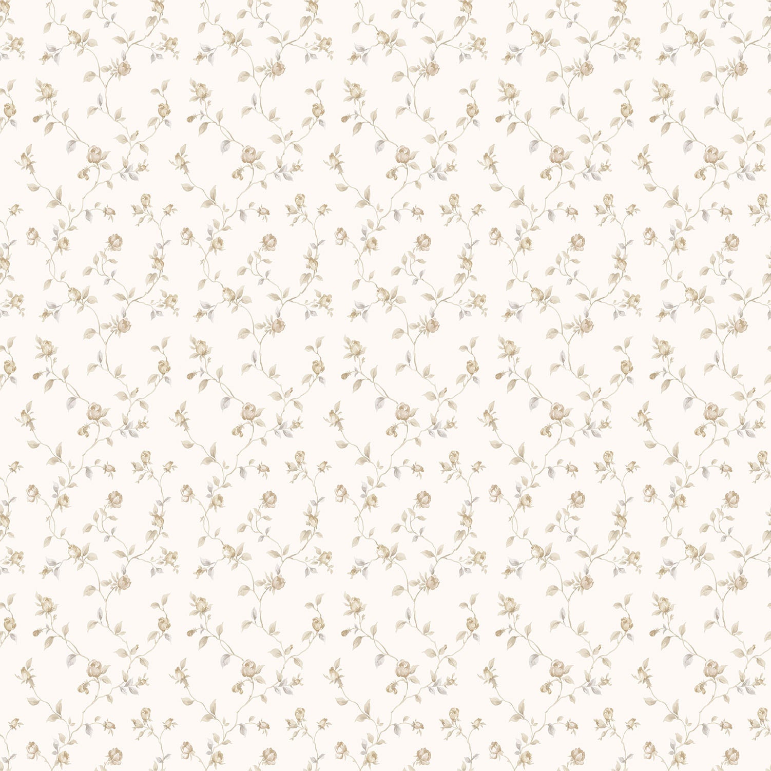 Miniatures 2 Rose Trellis Wallpaper - Beige - Galerie - G67933 - Premier Wallcovering