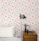 Miniatures 2 Spring Flowers Wallpaper - Red - Galerie - G67866 - Premier Wallcovering
