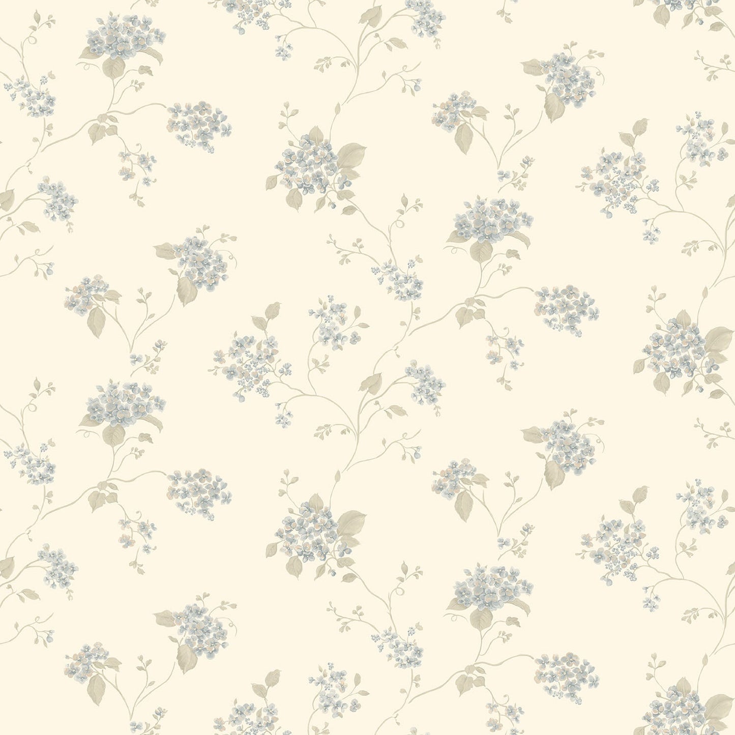 Miniatures 2 Spring Flowers Wallpaper - Pale Blue - Galerie - G67865 - Premier Wallcovering