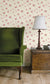 Miniatures 2 Spring Flowers Wallpaper - Wine Red - Galerie - G67868 - Premier Wallcovering