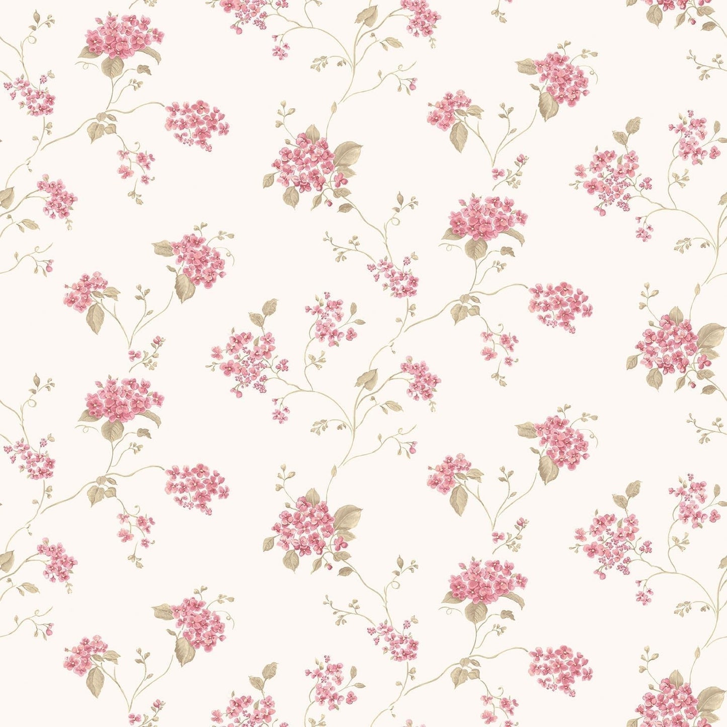Miniatures 2 Spring Flowers Wallpaper - Red - Galerie - G67866 - Premier Wallcovering