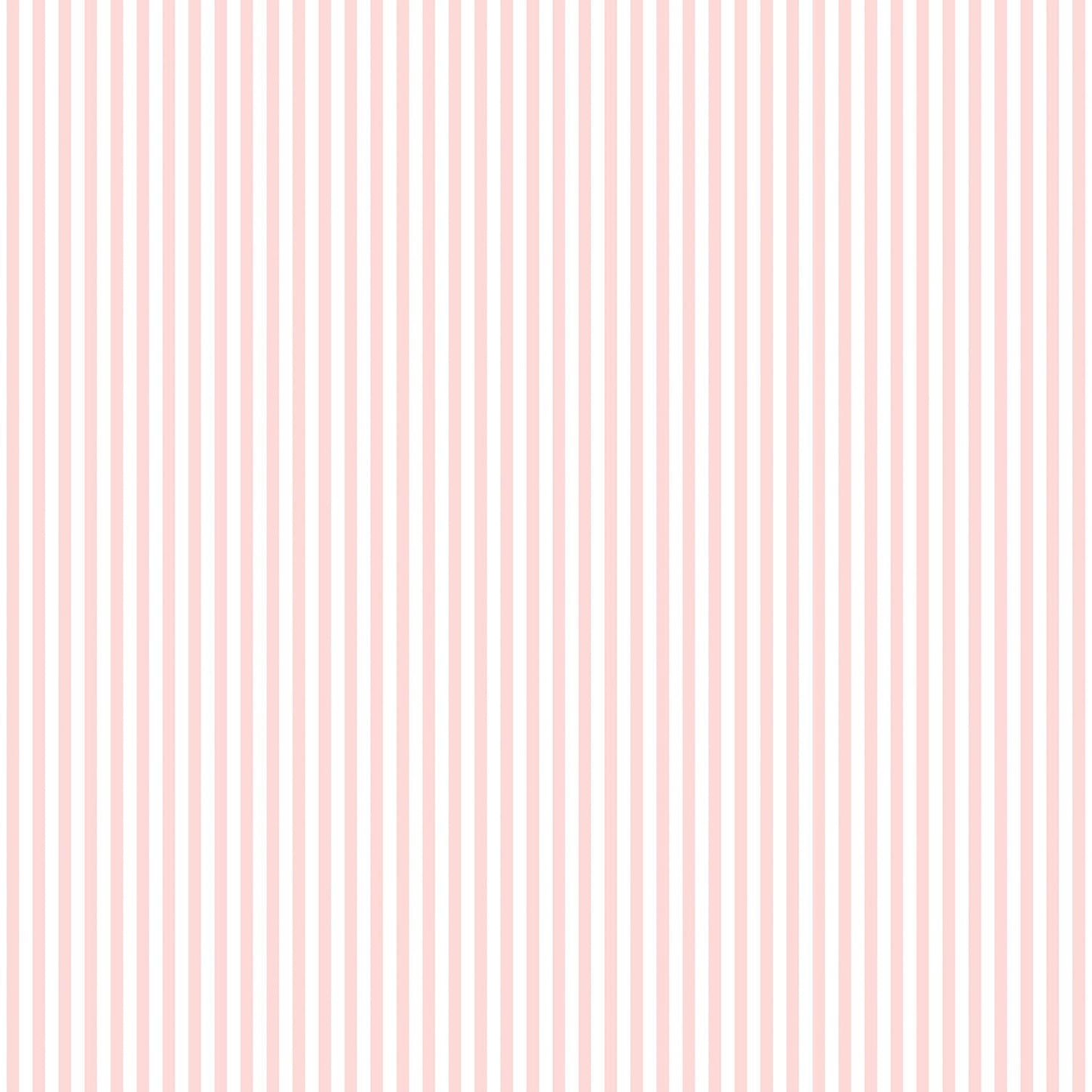 Miniatures 2 Tiny Stripe Wallpaper - Pink / White - Galerie - G67912 - Premier Wallcovering