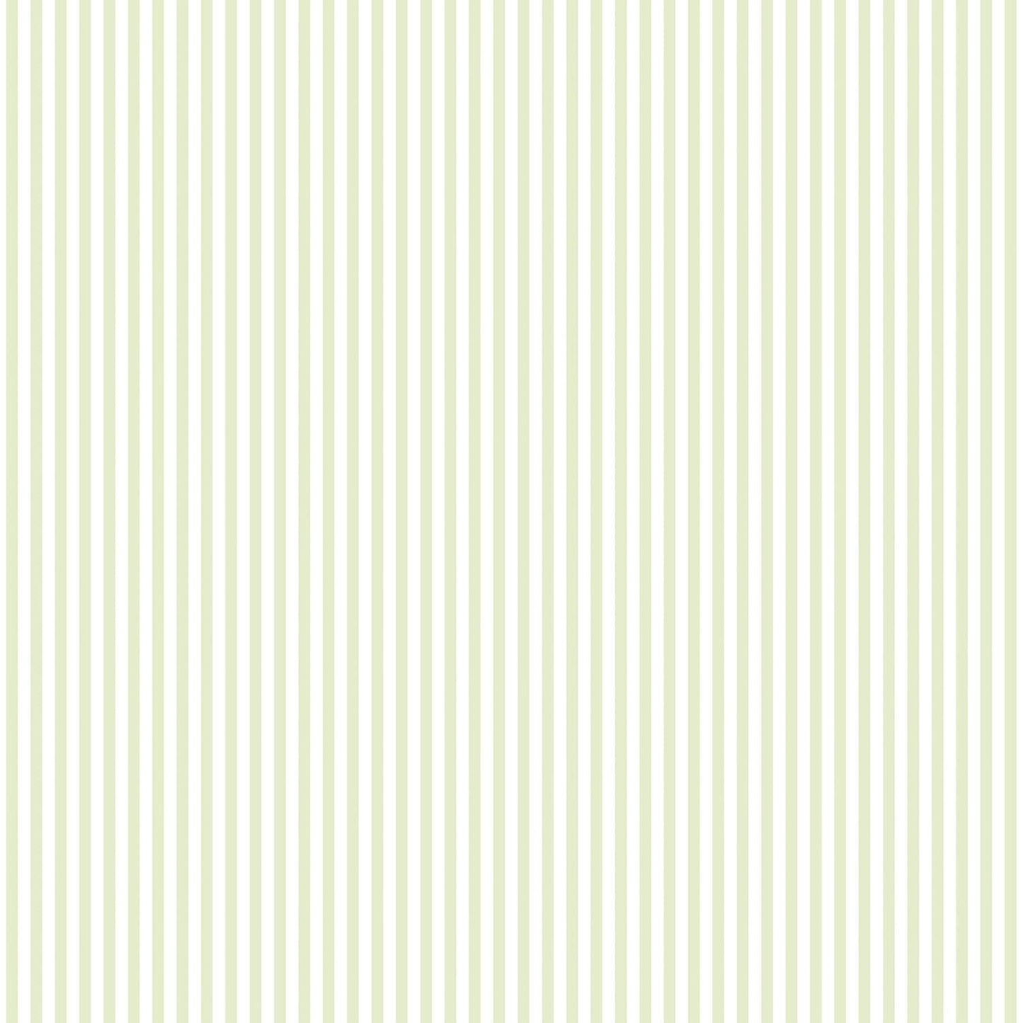 Miniatures 2 Tiny Stripe Wallpaper - Green / White - Galerie - G67910 - Premier Wallcovering
