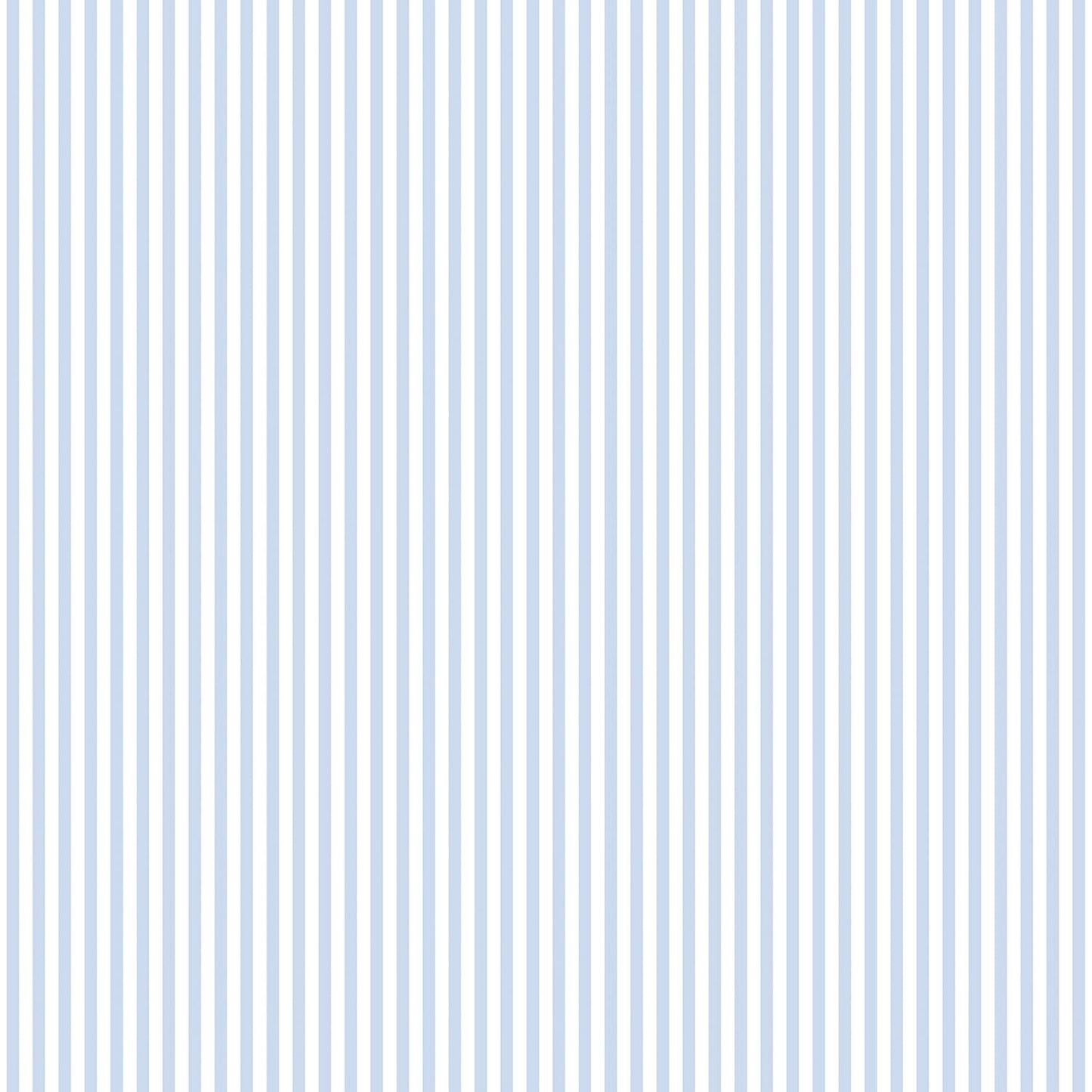 Miniatures 2 Tiny Stripe Wallpaper - Blue / White - Galerie - G67908 - Premier Wallcovering