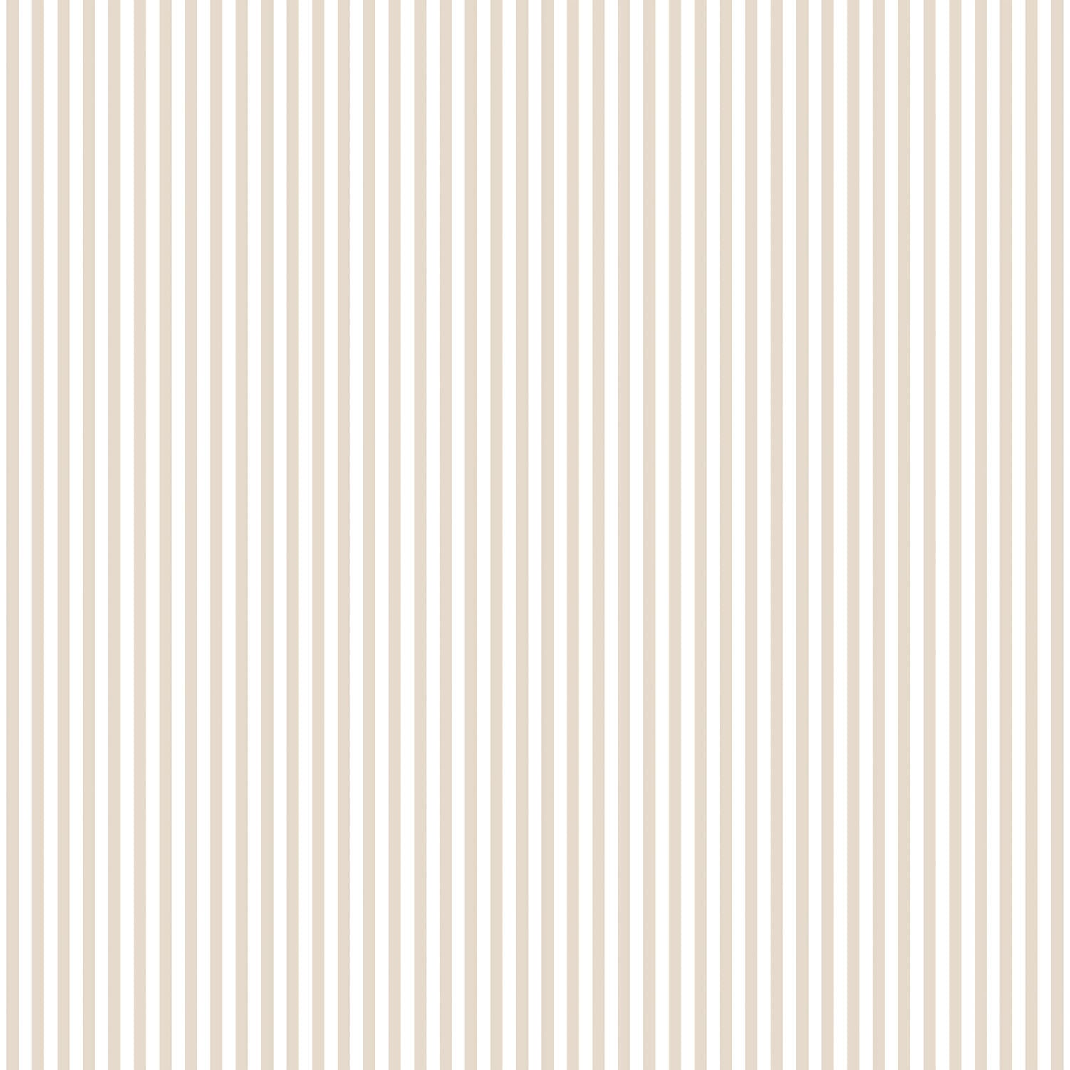 Miniatures 2 Tiny Stripe Wallpaper - Taupe / White - Galerie - G67913 - Premier Wallcovering