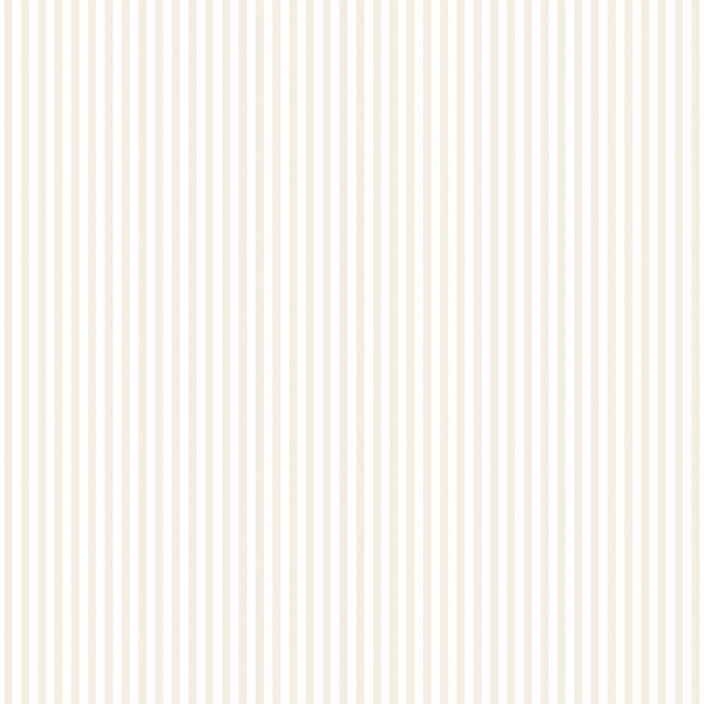 Miniatures 2 Tiny Stripe Wallpaper - Beige / White - Galerie - G67914 - Premier Wallcovering