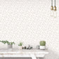 Miniatures 2 Trellis Butterfly Wallpaper - Taupe - Galerie - G67853 - Premier Wallcovering