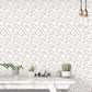 Miniatures 2 Trellis Butterfly Wallpaper - Charocal - Galerie - G67850 - Premier Wallcovering