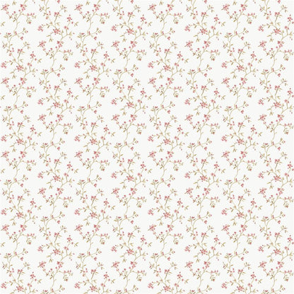 Miniatures 3 Blossom Branch Wallpaper - Pink - Galerie - G68700 - Premier Wallcovering