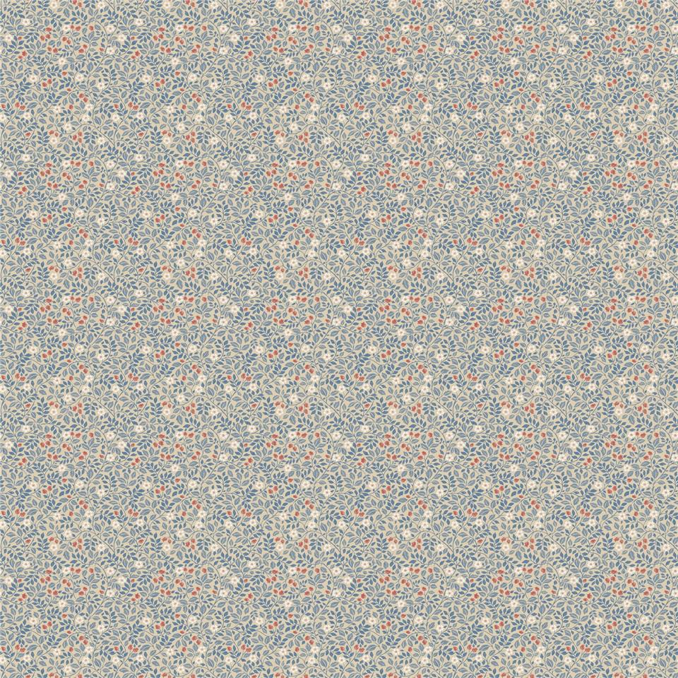 Miniatures 3 Mini Floral Wallpaper - Dark Blue - Galerie - G68710 - Premier Wallcovering