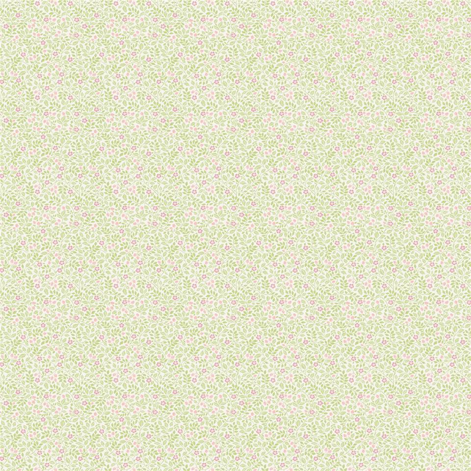 Miniatures 3 Mini Floral Wallpaper - Beige - Galerie - G68707 - Premier Wallcovering