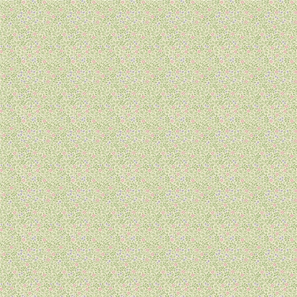 Miniatures 3 Mini Floral Wallpaper - Green - Galerie - G68706 - Premier Wallcovering