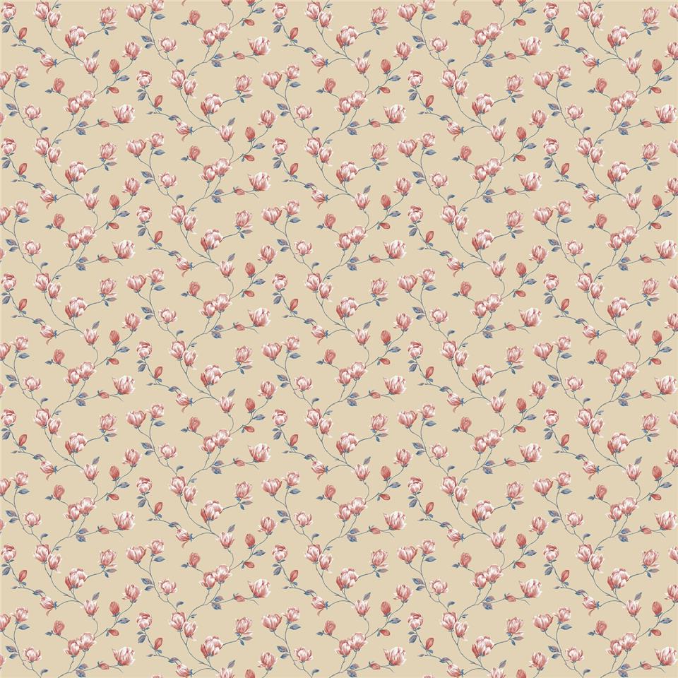 Miniatures 3 Mini Magnolia Wallpaper - Sand - Galerie - G68724 - Premier Wallcovering