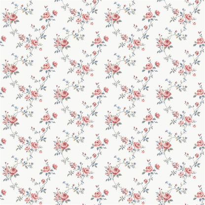 Miniatures 3 Multi Floral Trail Wallpaper - Pink - Galerie - G68731 - Premier Wallcovering