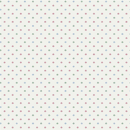 Miniatures 3 Multi Mini Motif Wallpaper - Blue - Galerie - G68733 - Premier Wallcovering