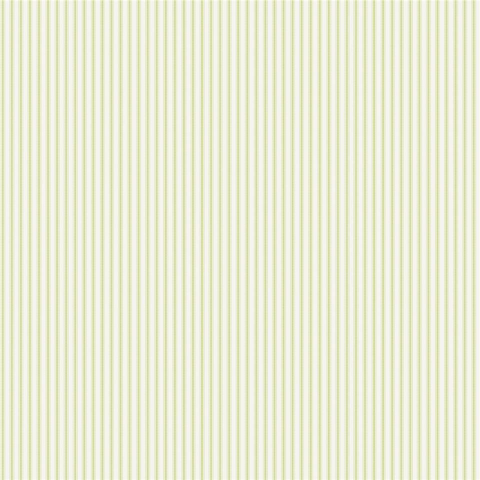 Miniatures 3 Ticking Stripe Wallpaper - Green - Galerie - G68739 - Premier Wallcovering