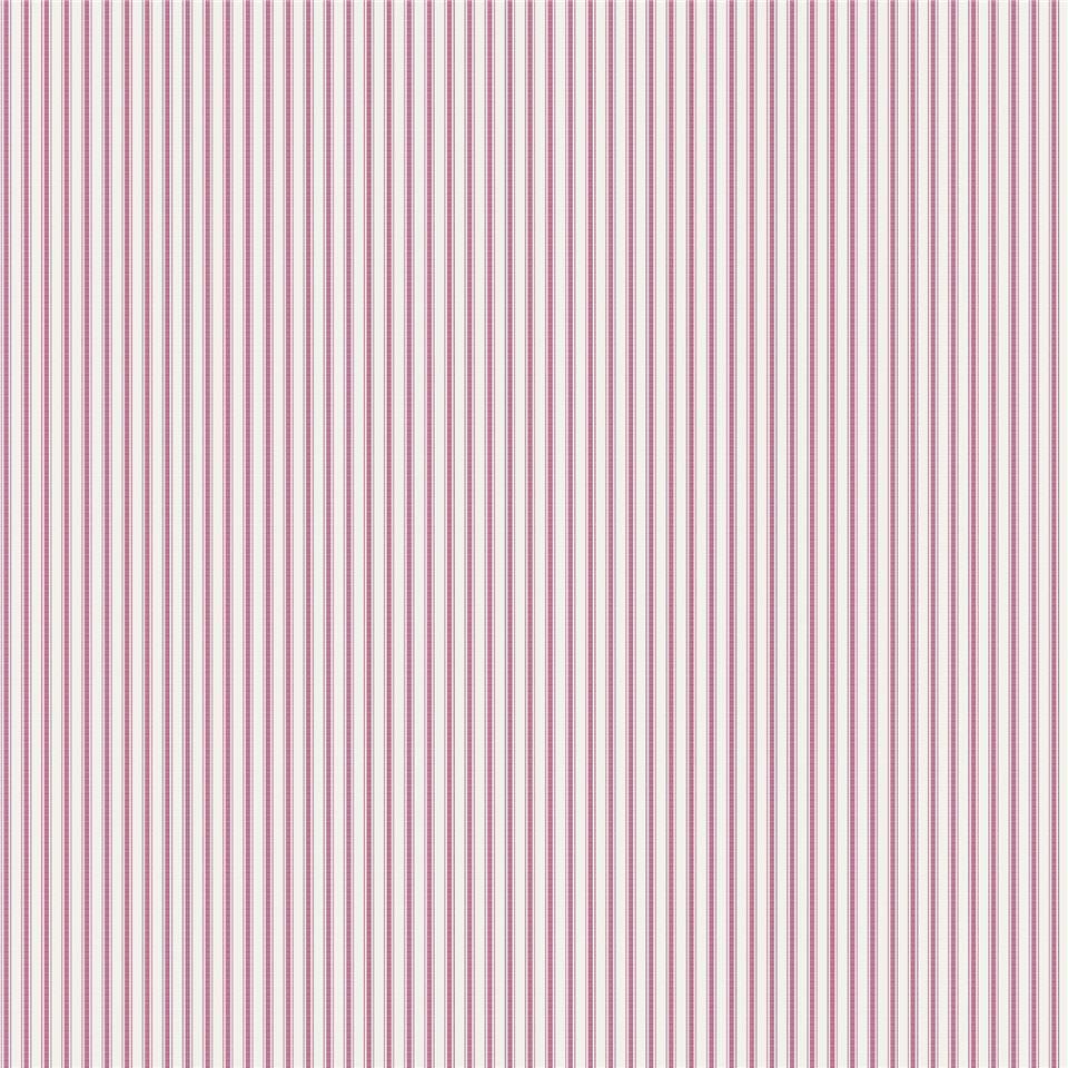 Miniatures 3 Ticking Stripe Wallpaper - Purple - Galerie - G68738 - Premier Wallcovering