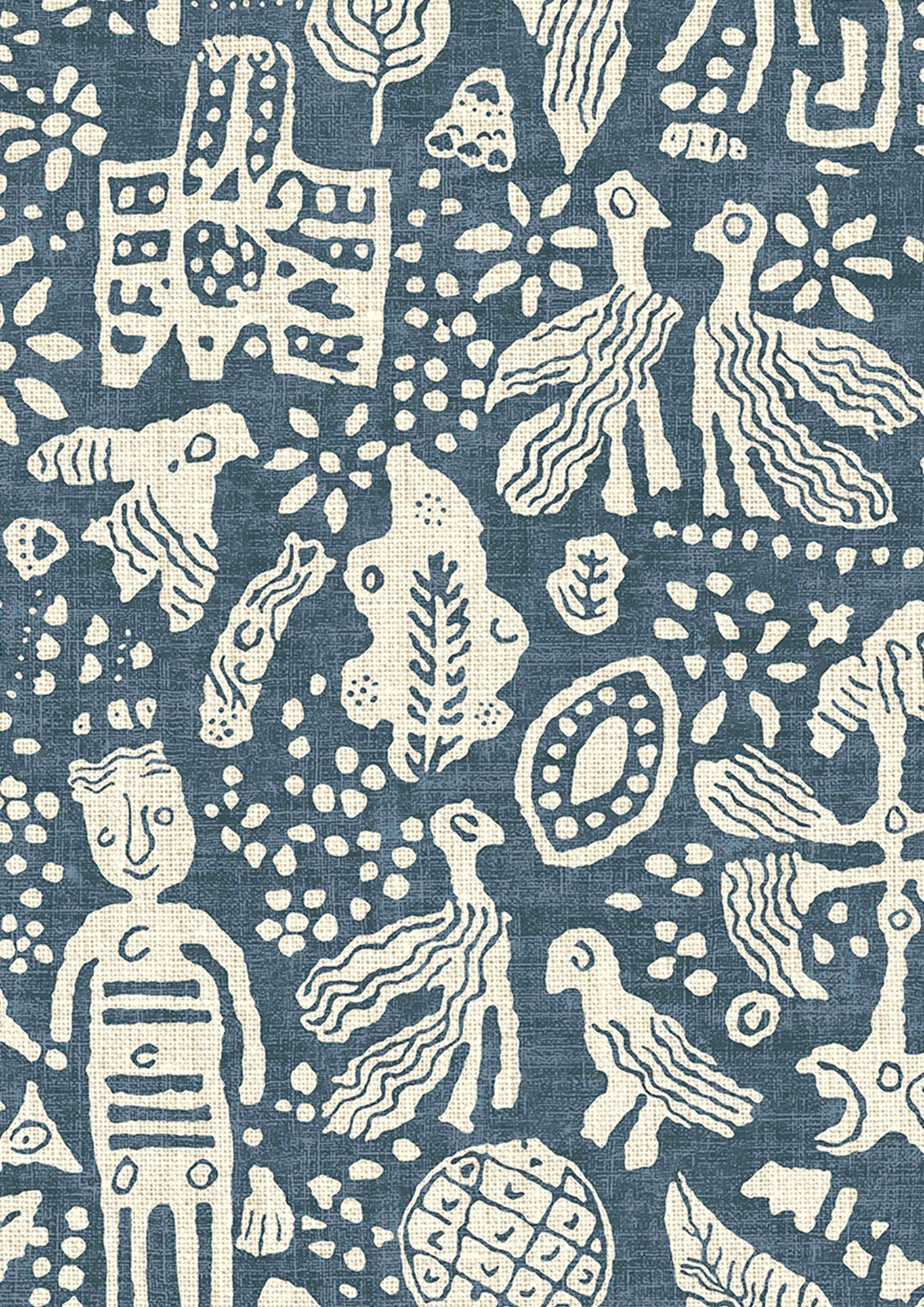 Minna Maze Wallpaper - Marmara - Lewis & Wood - Premier Wallcovering