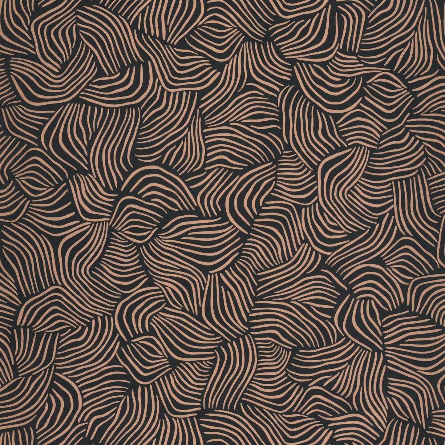 Mirage Wallpaper - Noir Cuivre - Caselio - 103729090