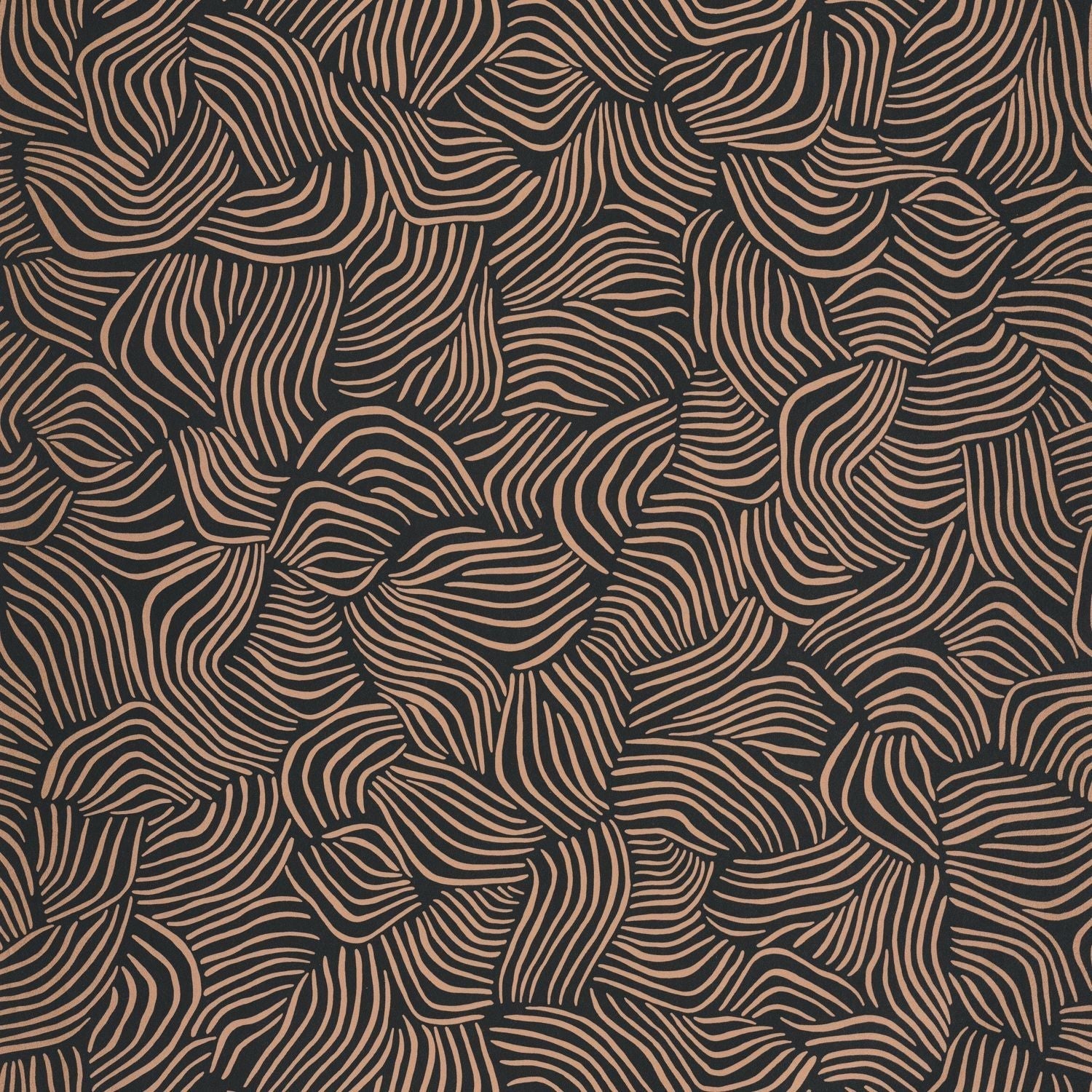 Mirage Wallpaper - Noir Cuivre - Caselio - 103729090