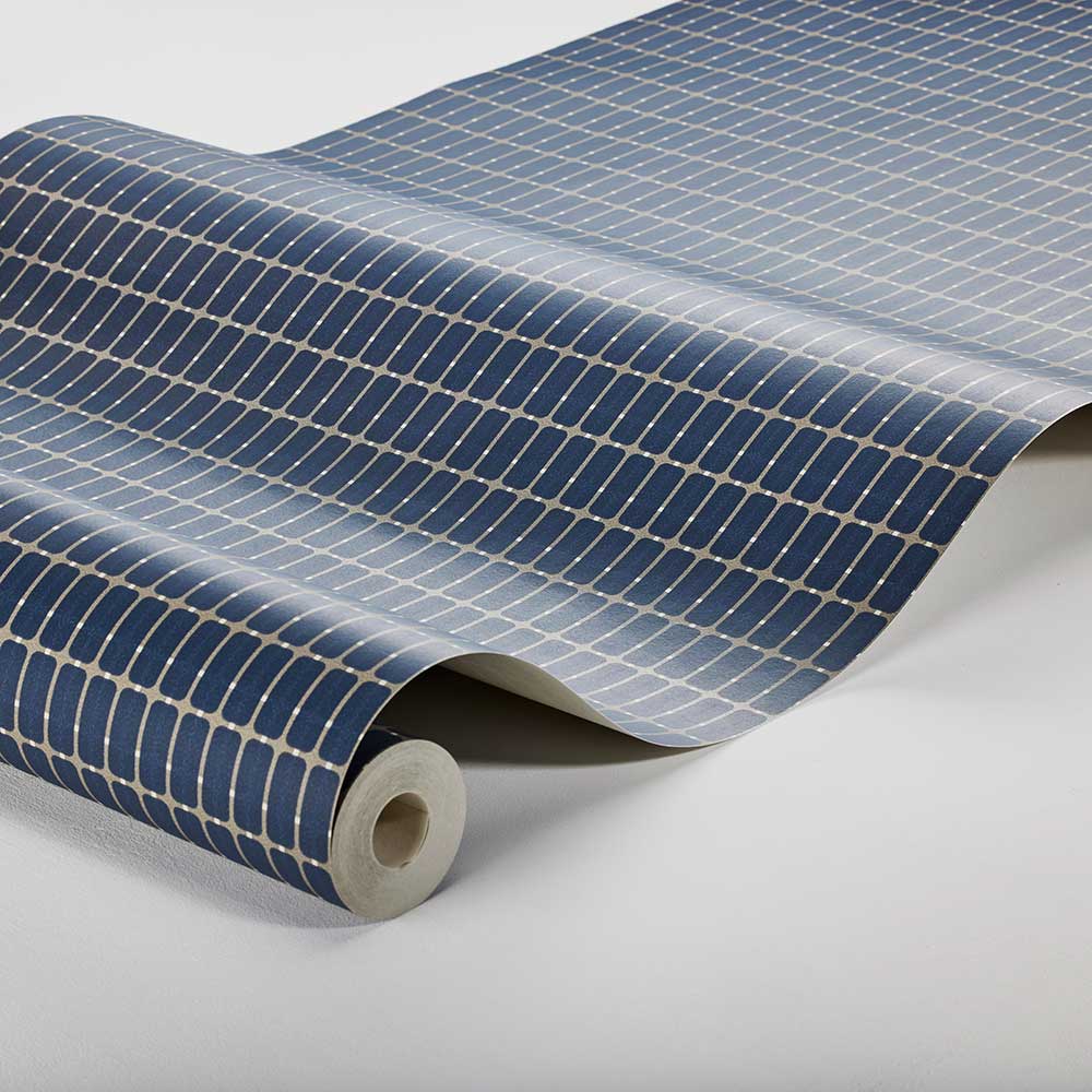 M.I.T. Wallpaper - Navy - Boråstapeter - 1965 - Premier Wallcovering