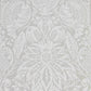 Mitford Damask Wallpaper - Platinum Grey - ZDAR312863 - Zoffany