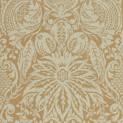 Mitford Damask Wallpaper - Antique Gold - ZDAR312862 - Zoffany