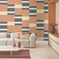 Mix Game Color Game Wallpaper - Terracotta - Casadeco - 200663333 - Premier Wallcovering