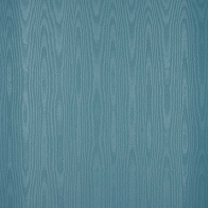 Moire Wallcovering Wallpaper - Blue Silk - Zoffany - ZMOI313076 - Morris Wallpaper