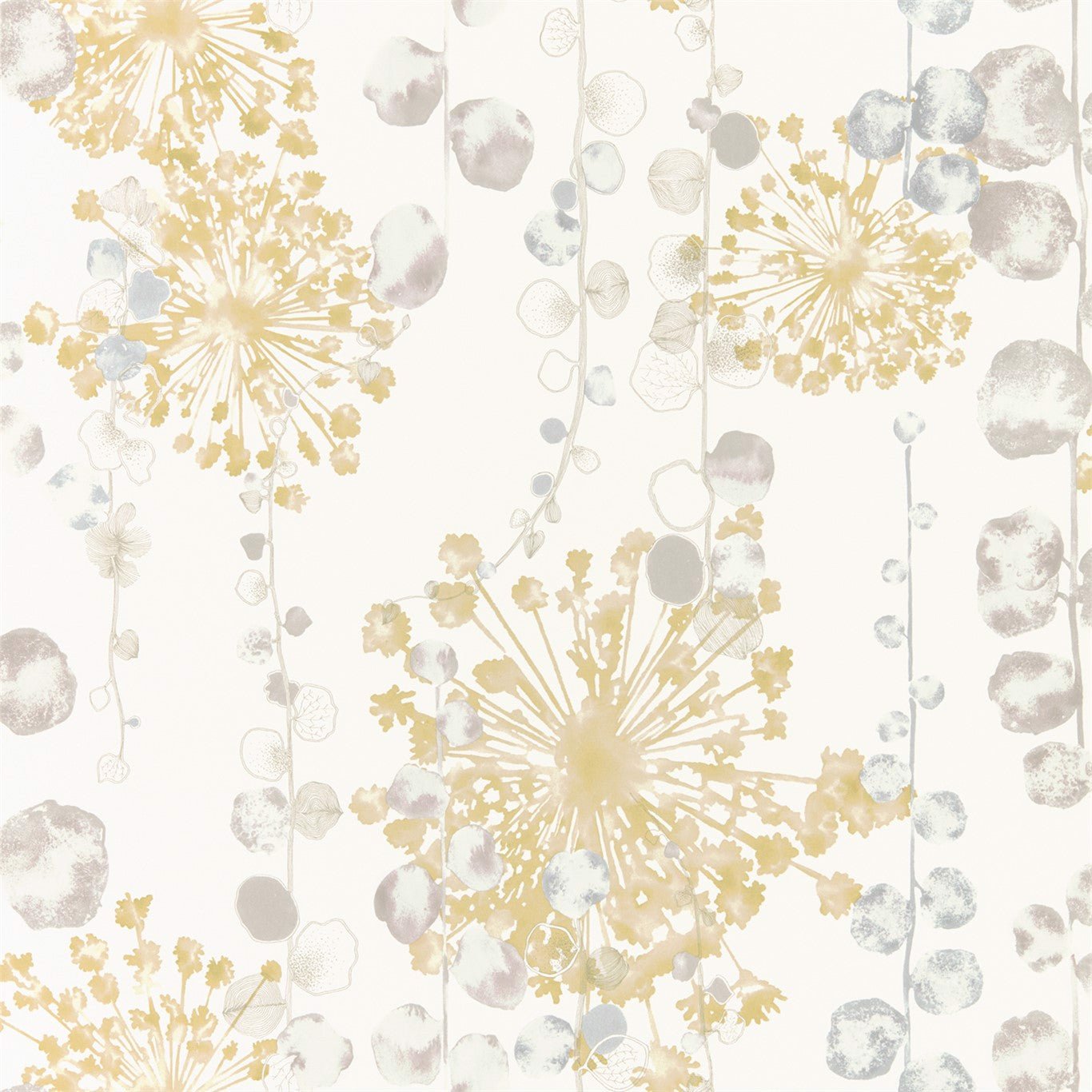 Moku Wallpaper - Ochre/Seaspray - Harlequin - HANZ111652 - Premier Wallcovering