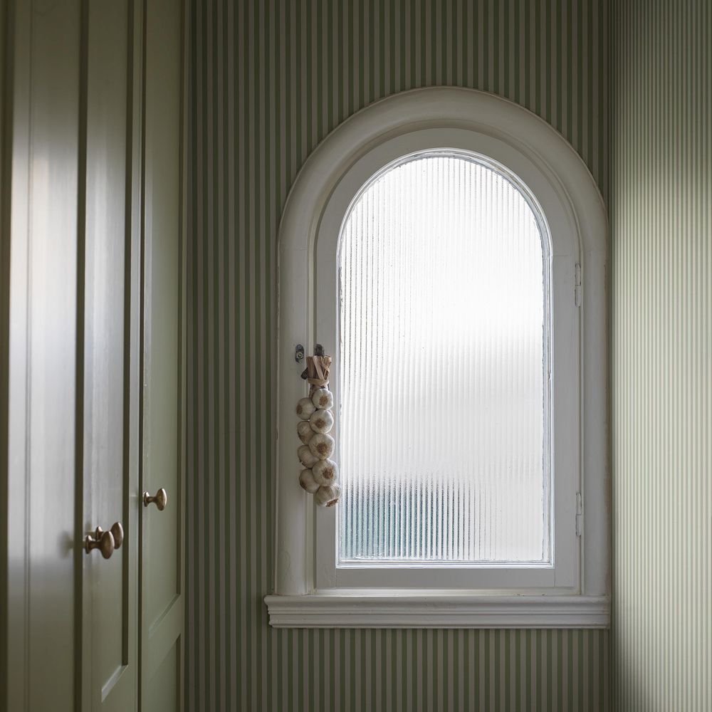 Molle Stripe Wallpaper - Green - Boråstapeter - 5734 - Premier Wallcovering