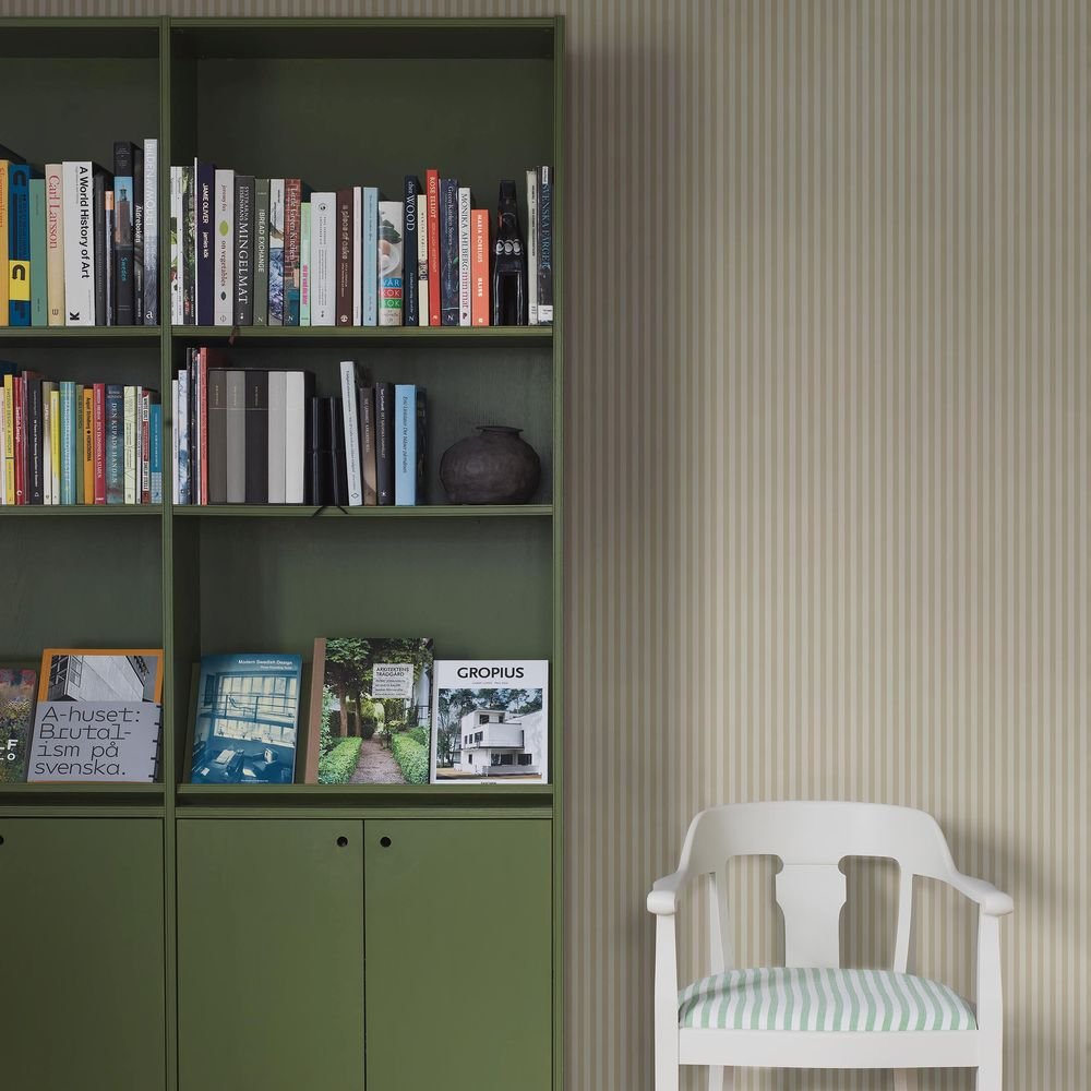 Molle Stripe Wallpaper - Beige - Boråstapeter - 5739 - Premier Wallcovering