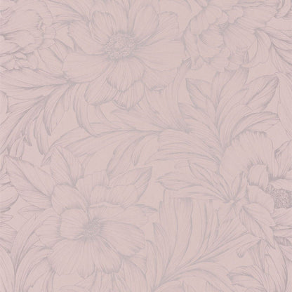 Monceau Florescence Wallpaper - Rose - Casadeco - 82354121 - Premier Wallcovering