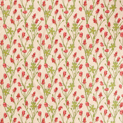Monkshood Fabric - Rhubarb - Morris & Co - 227220 - Premier Wallcovering