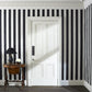 Mono Stripe Wallpaper - Off-Black / Oyster - House of Hackney - 1-WA-MON-DI-BLK-STR
