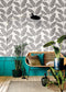 Moonlight Banana Tree Wallpaper - Noir - Caselio - 101099007