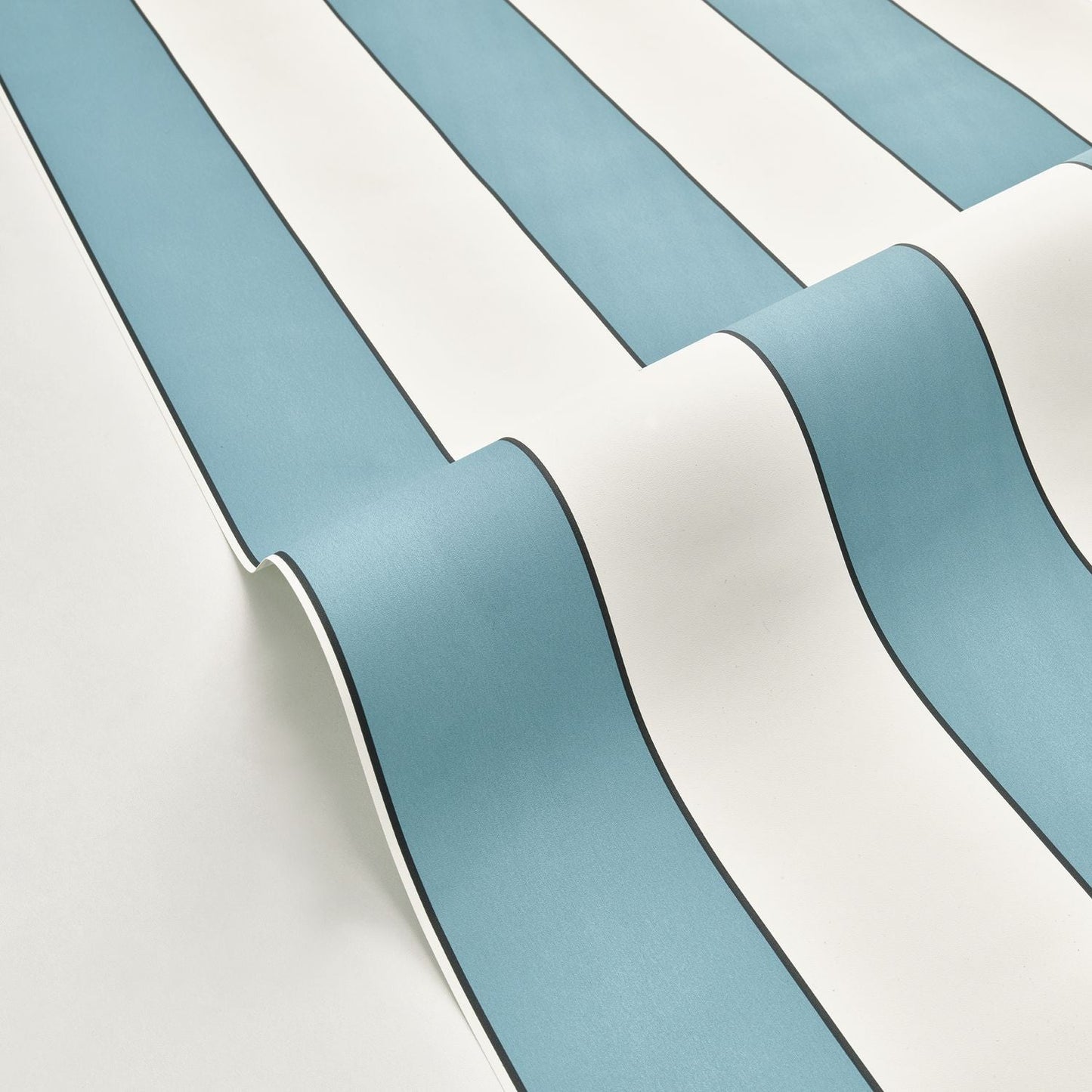 Moonlight Golden Lines Wallpaper - Turquoise - Caselio - 101076066