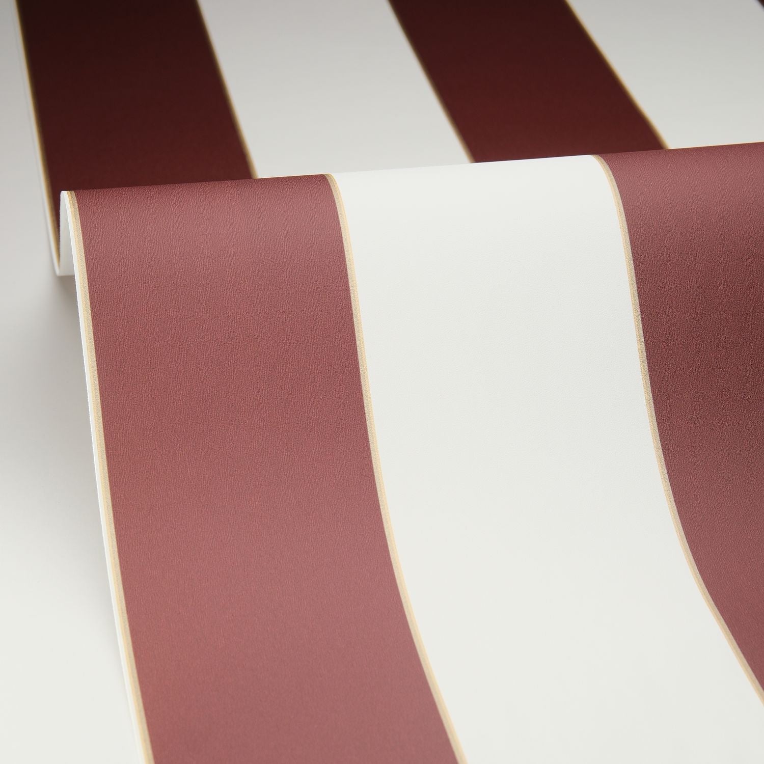 Moonlight Golden Lines Wallpaper - Aubergine - Caselio - 101075050