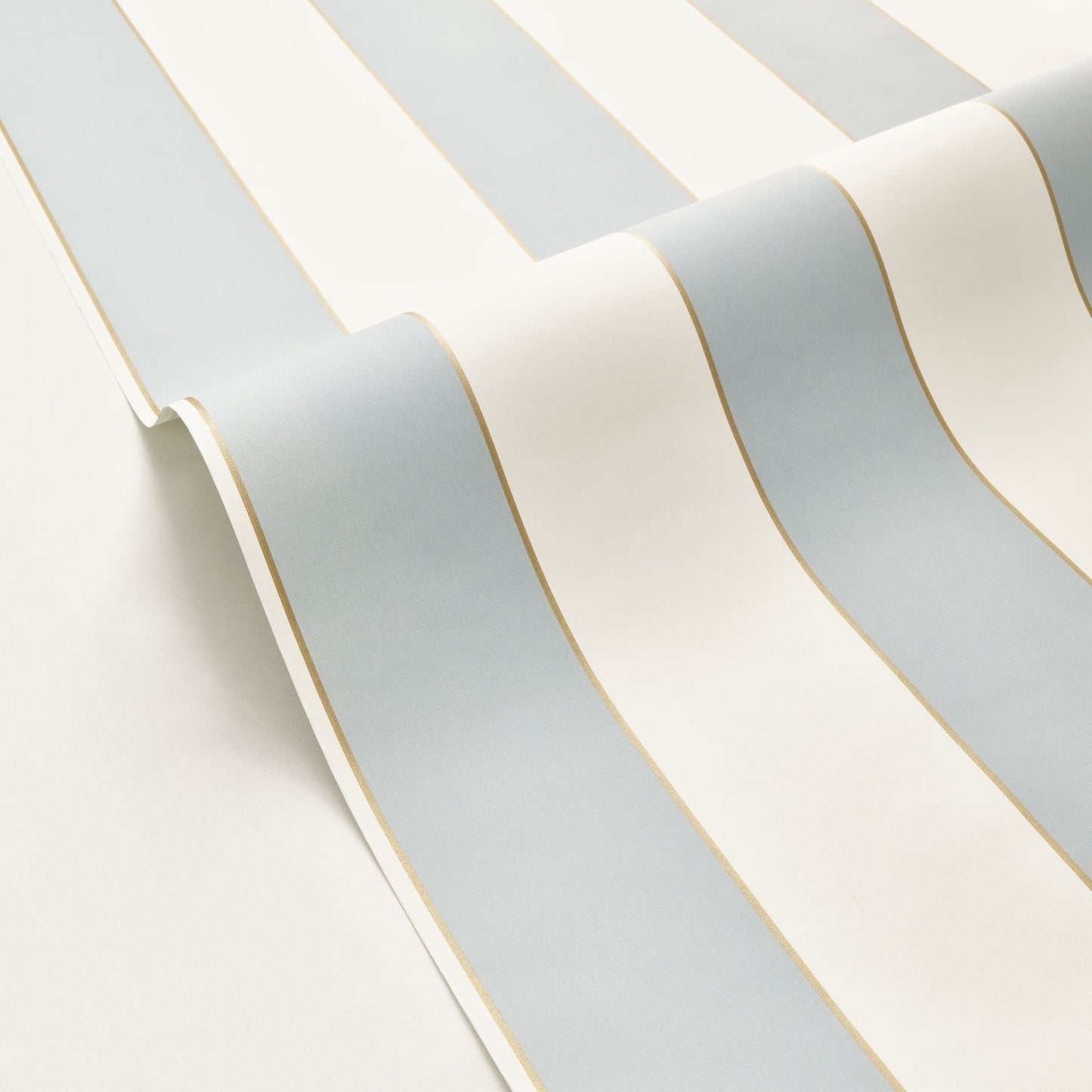 Moonlight Golden Lines Wallpaper - Bleu Ciel - Caselio - 101070621