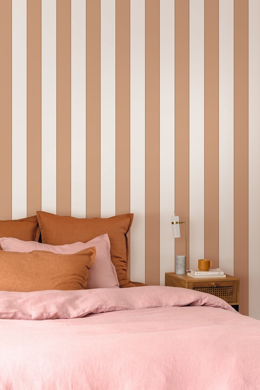 Moonlight Golden Lines Wallpaper - Cuivre - Caselio - 101074044