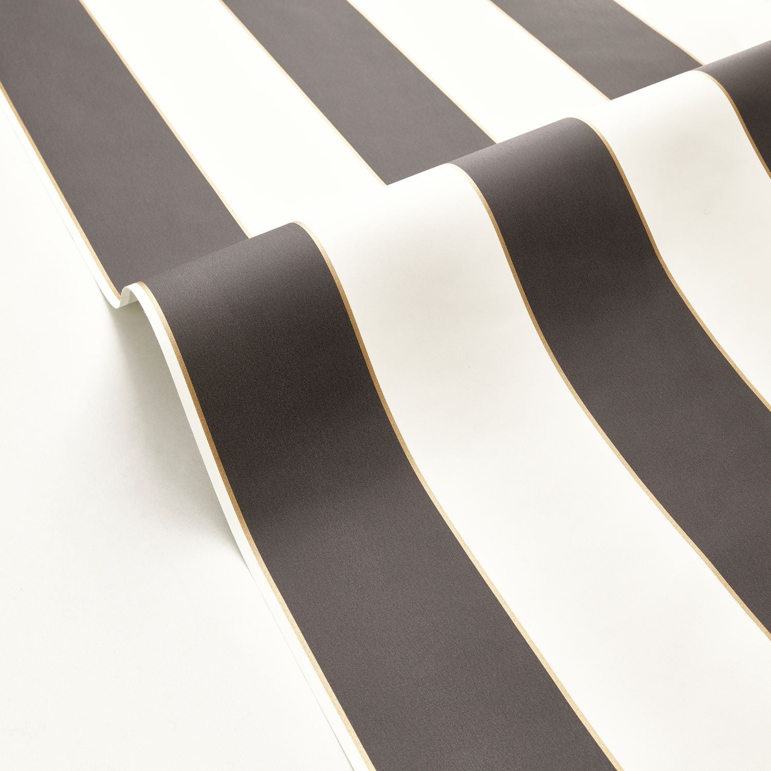 Moonlight Golden Lines Wallpaper - Noir - Caselio - 101072092