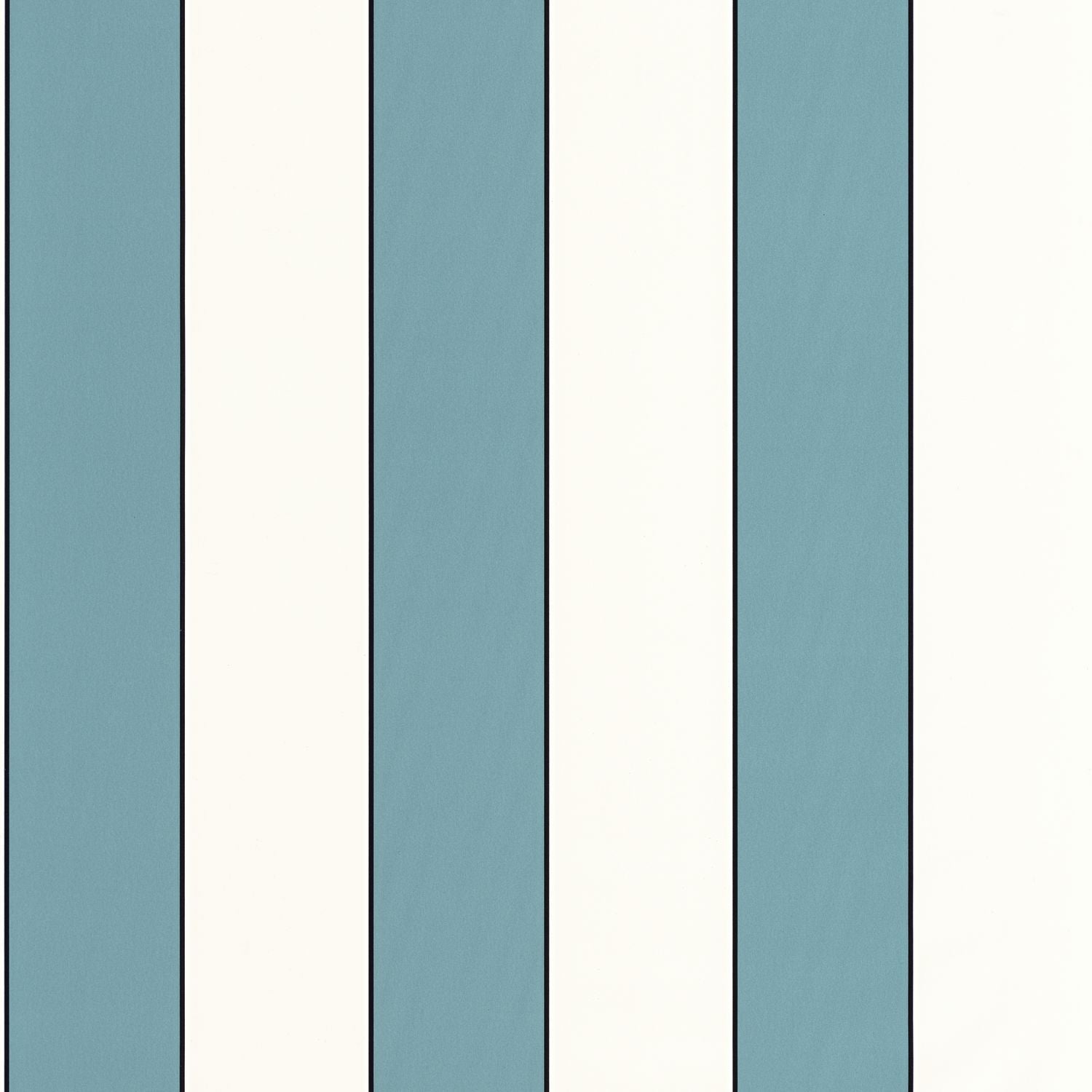 Moonlight Golden Lines Wallpaper - Turquoise - Caselio - 101076066