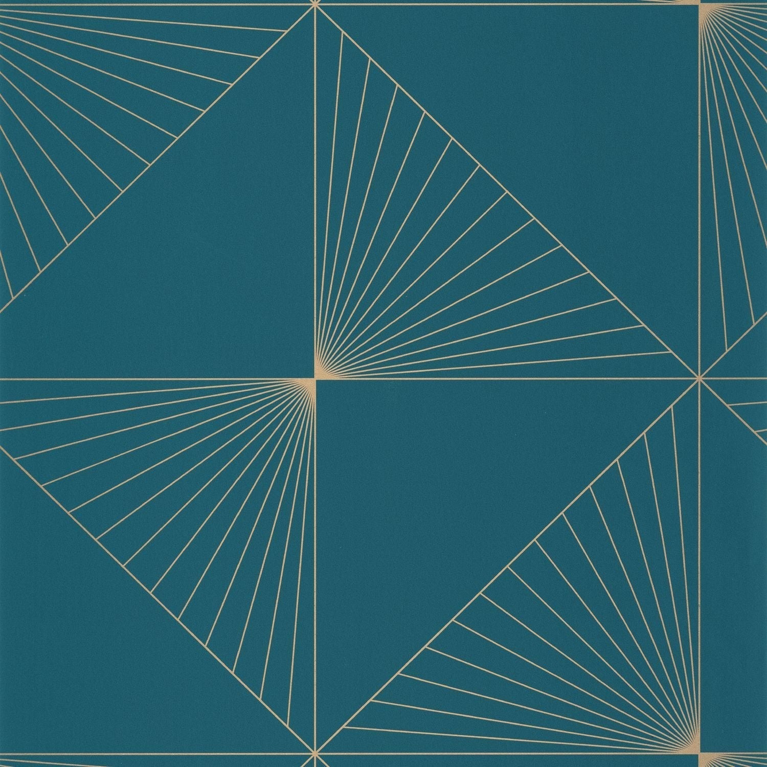 Moonlight Sunset Wallpaper - Teal Blue - Caselio - 101056120