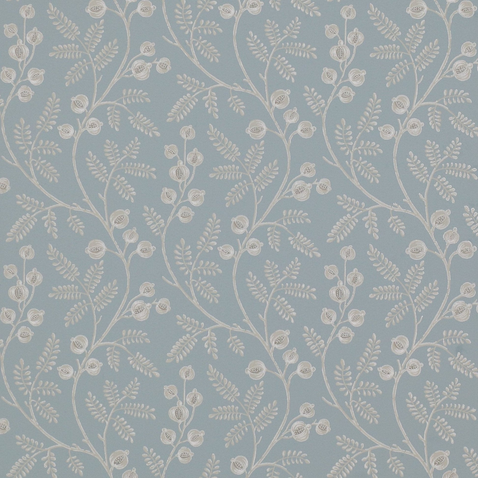 Morrigan Wallpaper - Old Blue - Colefax & Fowler - 07154/05 - Premier Wallcovering