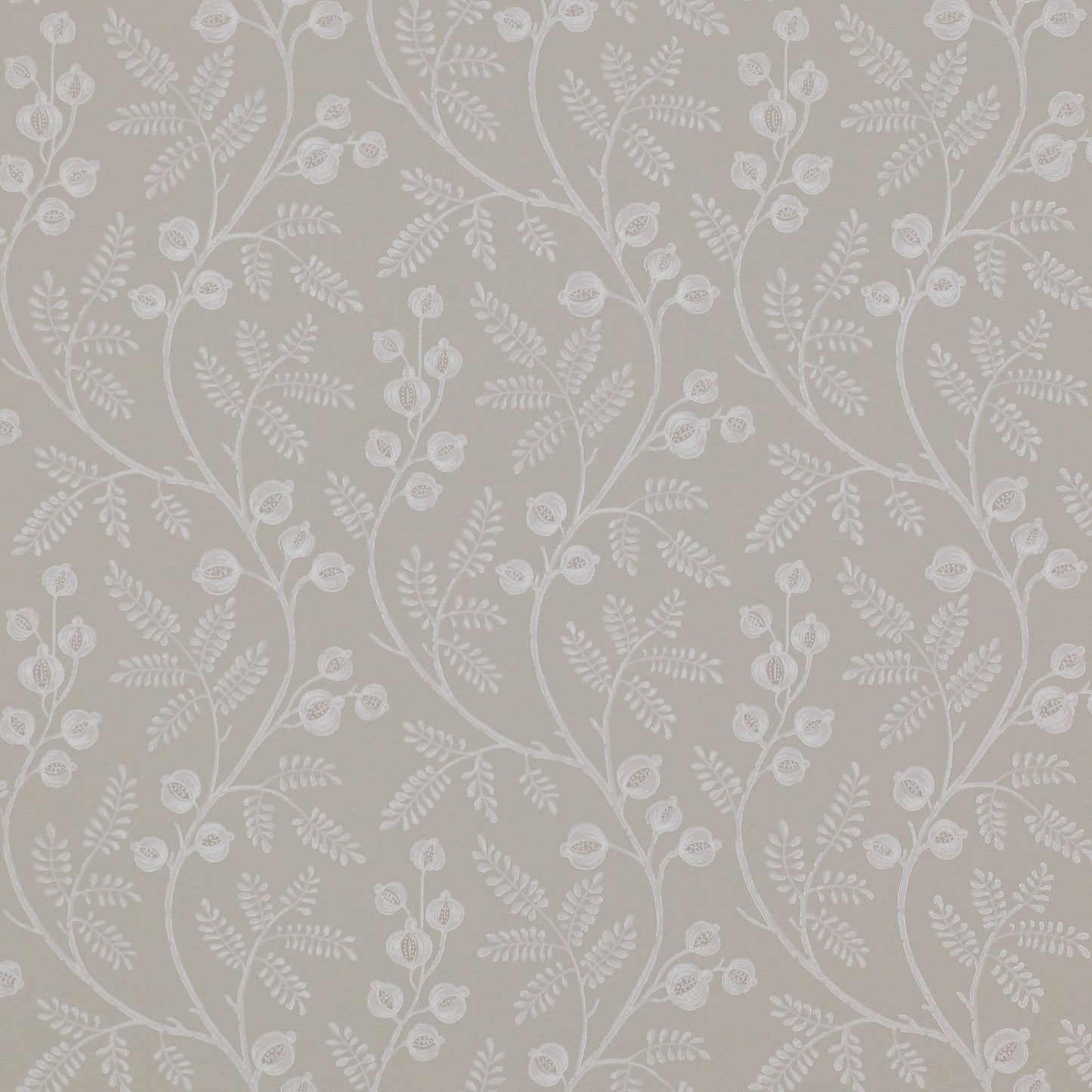 Morrigan Wallpaper - Silver - Colefax & Fowler - 07154/04 - Premier Wallcovering