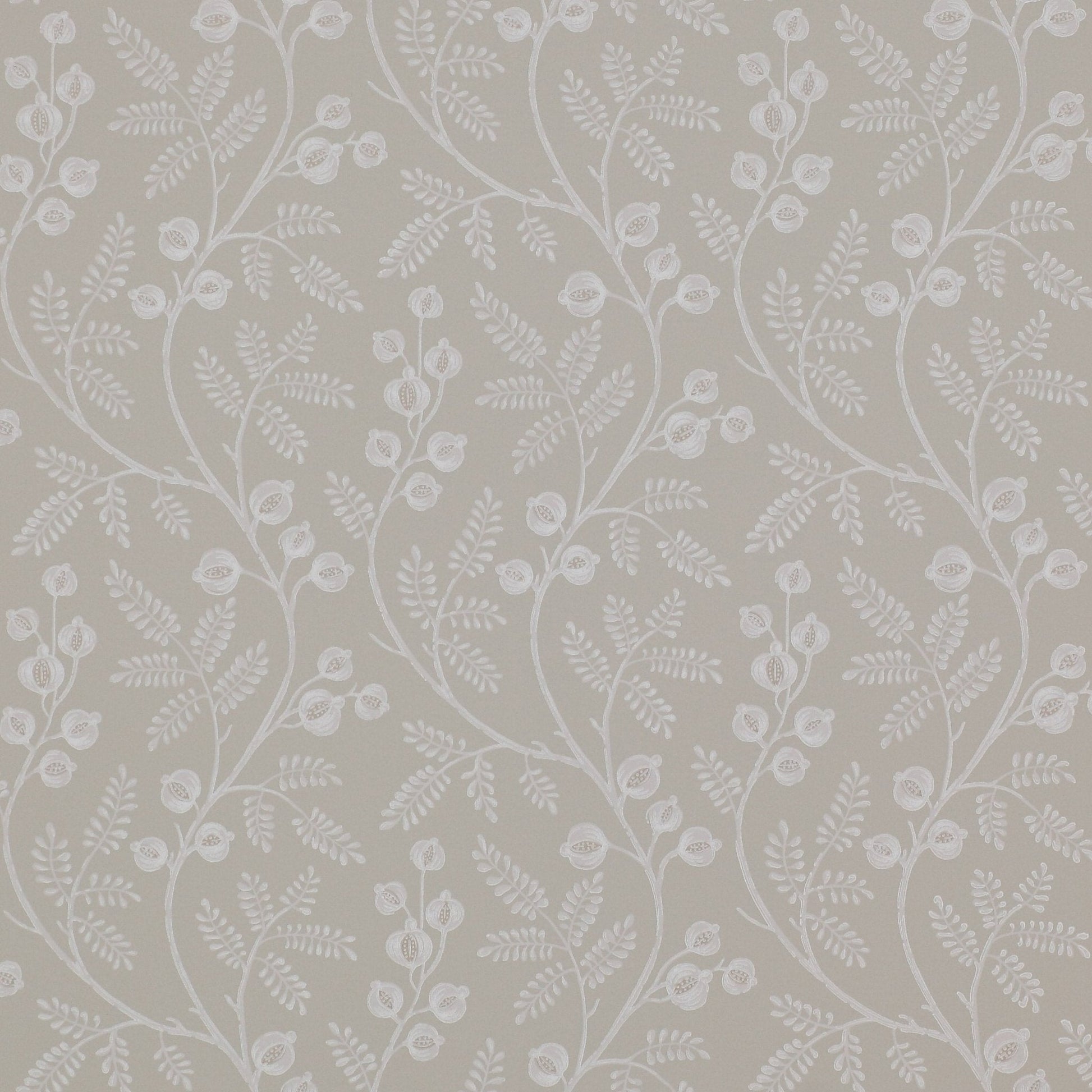 Morrigan Wallpaper - Silver - Colefax & Fowler - 07154/04 - Premier Wallcovering