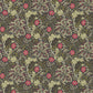 Morris Seaweed Wallpaper - Ebony/Poppy - 214716 - Morris & Co - Premier Wallcovering