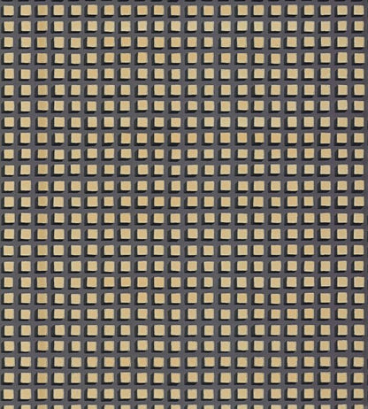 Mosaic Wallpaper - Metallic Gold on Soot - 105/3013 - Cole & Son - Premier Wallcovering