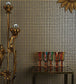 Mosaic Wallpaper - Metallic Gold on Soot - 105/3013 - Cole & Son - Premier Wallcovering