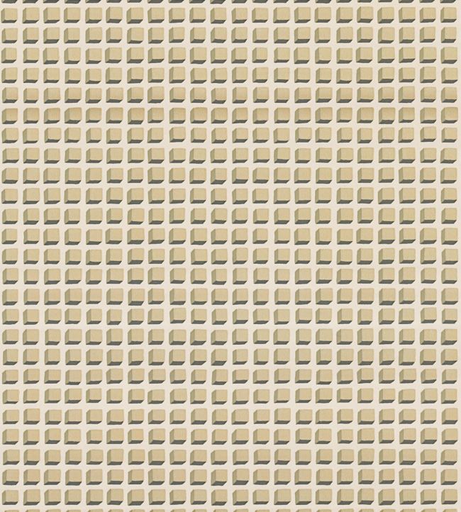 Mosaic Wallpaper - Metallic Gold on Oat - 105/3014 - Cole & Son - Premier Wallcovering